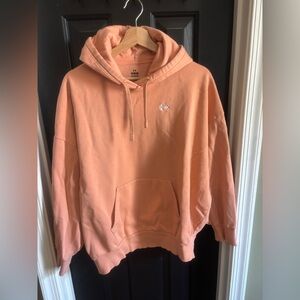 Coral Color Hoodie